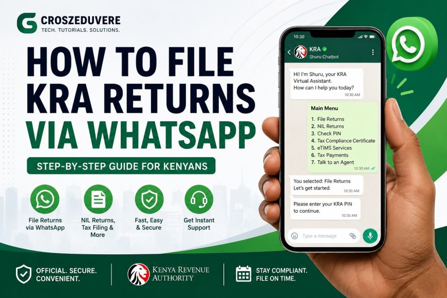 How to File KRA Returns via WhatsApp in Kenya (2026 Complete Step-by-Step Guide)