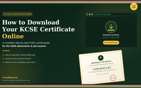 How to Download Your KCSE Certificate Online -  KNEC E-Certificate Portal Guide (2026)
