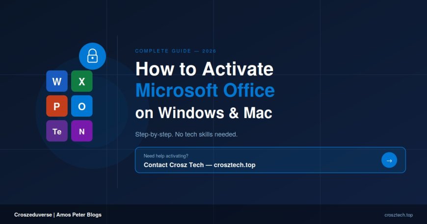 How to Activate Microsoft Office on Windows and Mac