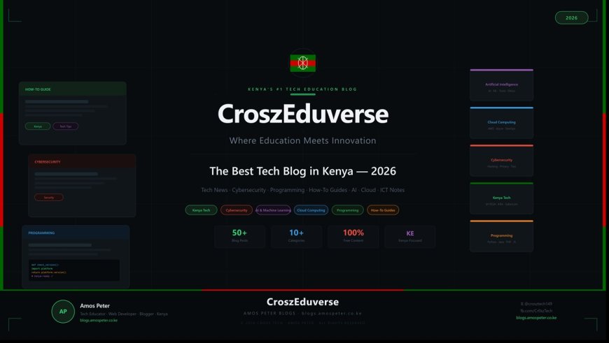 CroszEduverse - The Best Tech Blog in Kenya (2026)