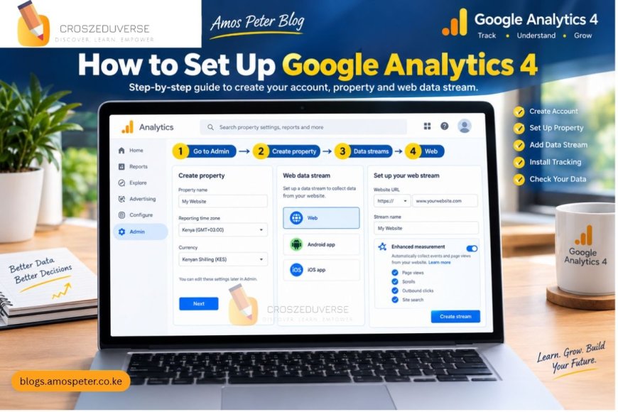 How to Set Up Google Analytics 4 (GA4): Step-by-Step Guide for Beginners