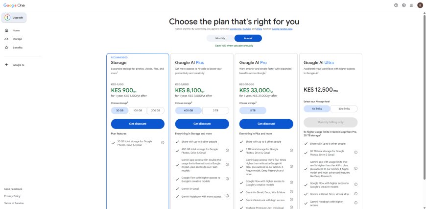 Step 5: Choose Monthly or Annual Billing